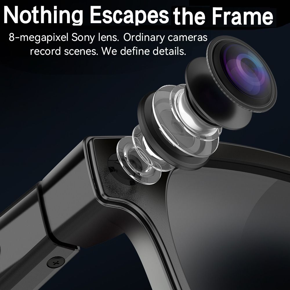 Smart Glasses Lens - Óculos Inteligentes AI 2 em 1
