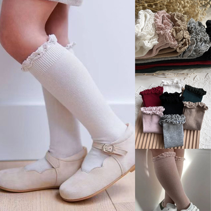 Baby Sock Oximeter - Inverno outono bebê meninas plissado meias