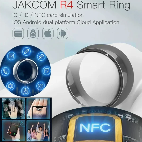 Smart Ring Nfc Pay - Jakcom-R4 Anel inteligente, aço inoxidável, impermeável,