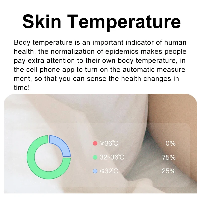 Anel inteligente com estojo de - Temperature Ring Skin avaliação e preço