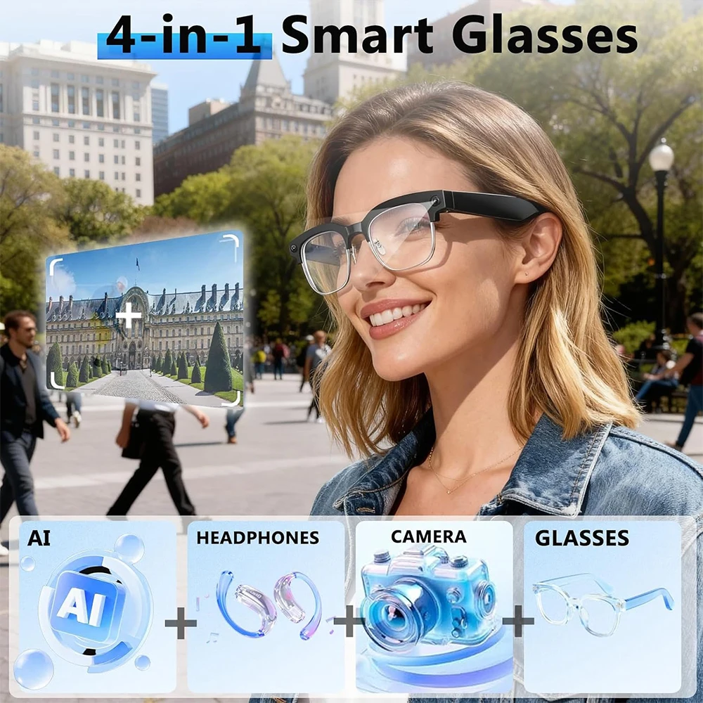 Óculos Inteligentes 4K com IA, - Smart Glasses Lens avaliação e preço