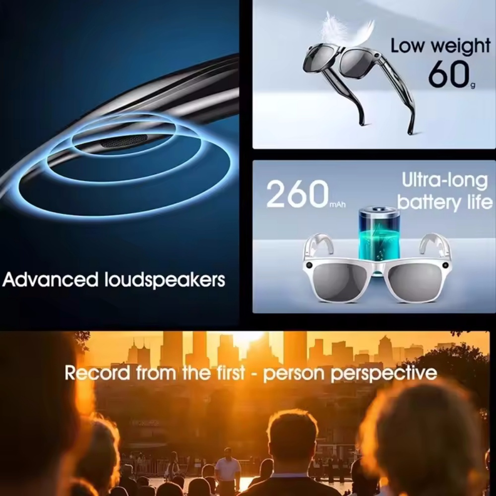 Óculos inteligentes câmera ai  - Smart Glasses Lens avaliação e preço