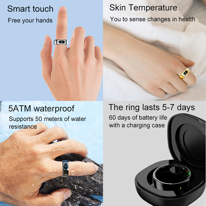 Anel inteligente para homens e - Temperature Ring Skin avaliação e preço