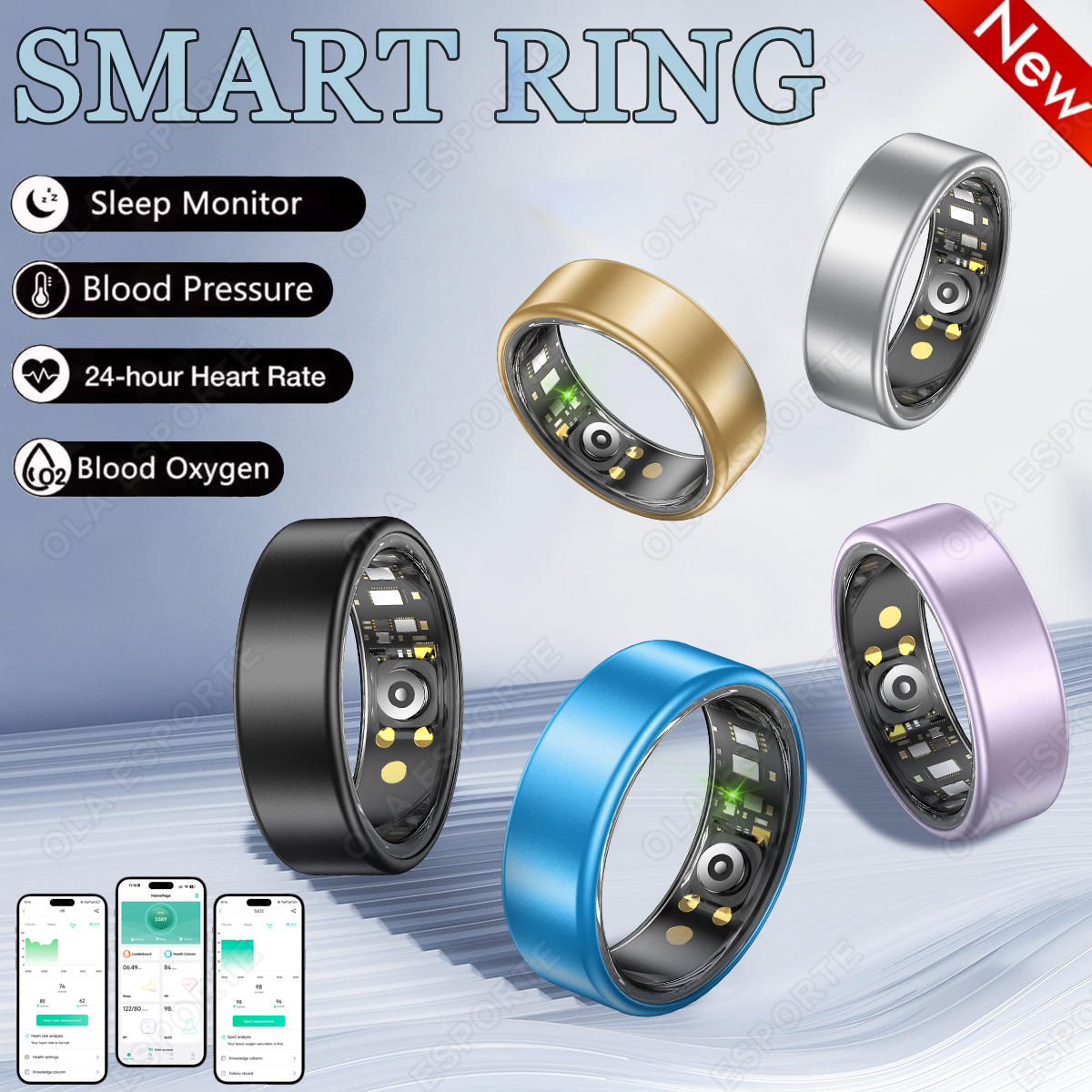 Novo Anel Inteligente R09 para - Temperature Ring Skin avaliação e preço