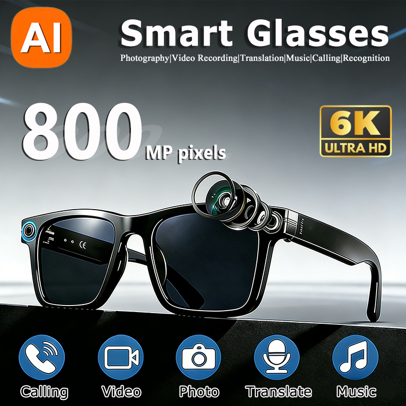 Óculos de Câmera AI 6K HD 800M - Smart Glasses Lens avaliação e preço