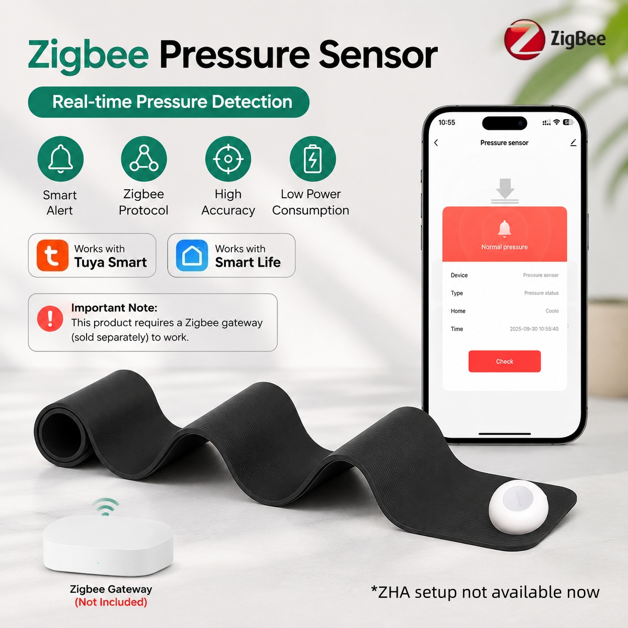 Sensor de Pressão Zigbee com D - Smart Insole Pressure avaliação e preço