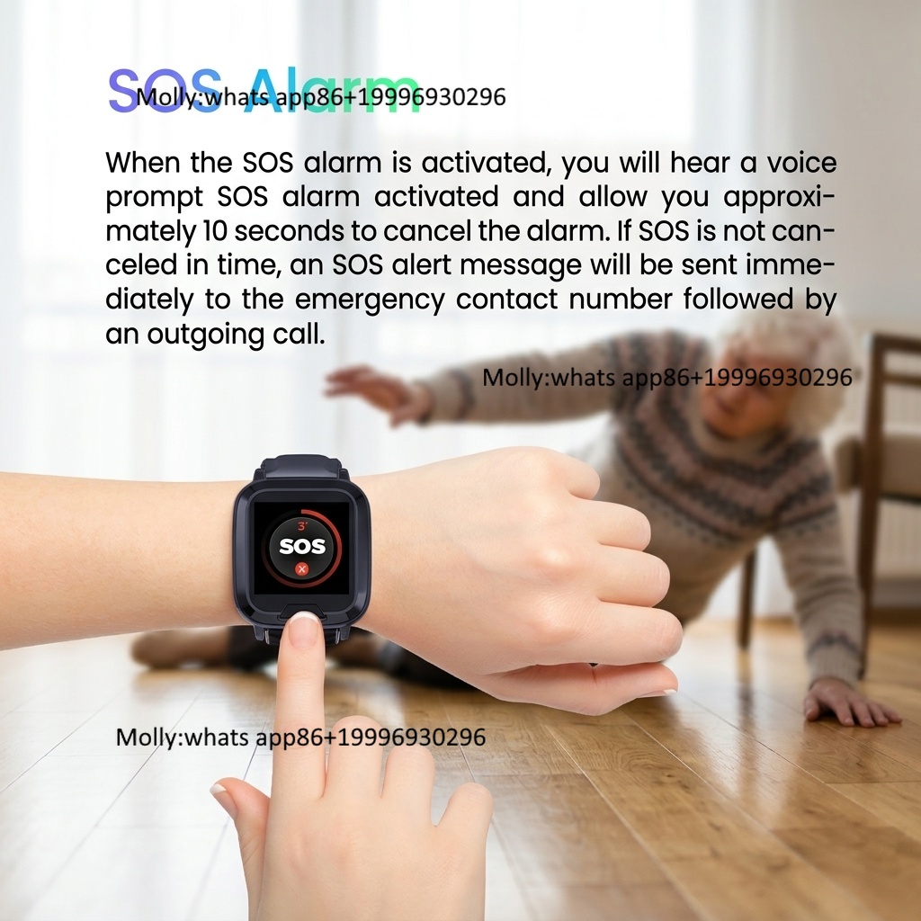 Pulseira de Rastreamento GPS 4 - Fall Detection Watch avaliação e preço
