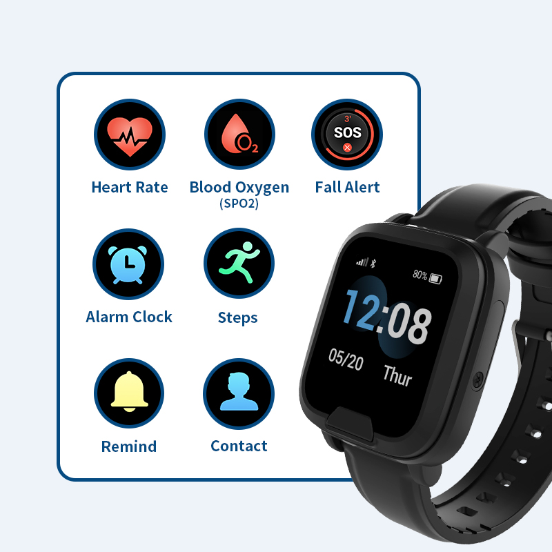 Pulseira de Rastreamento GPS 4 - Fall Detection Watch avaliação e preço
